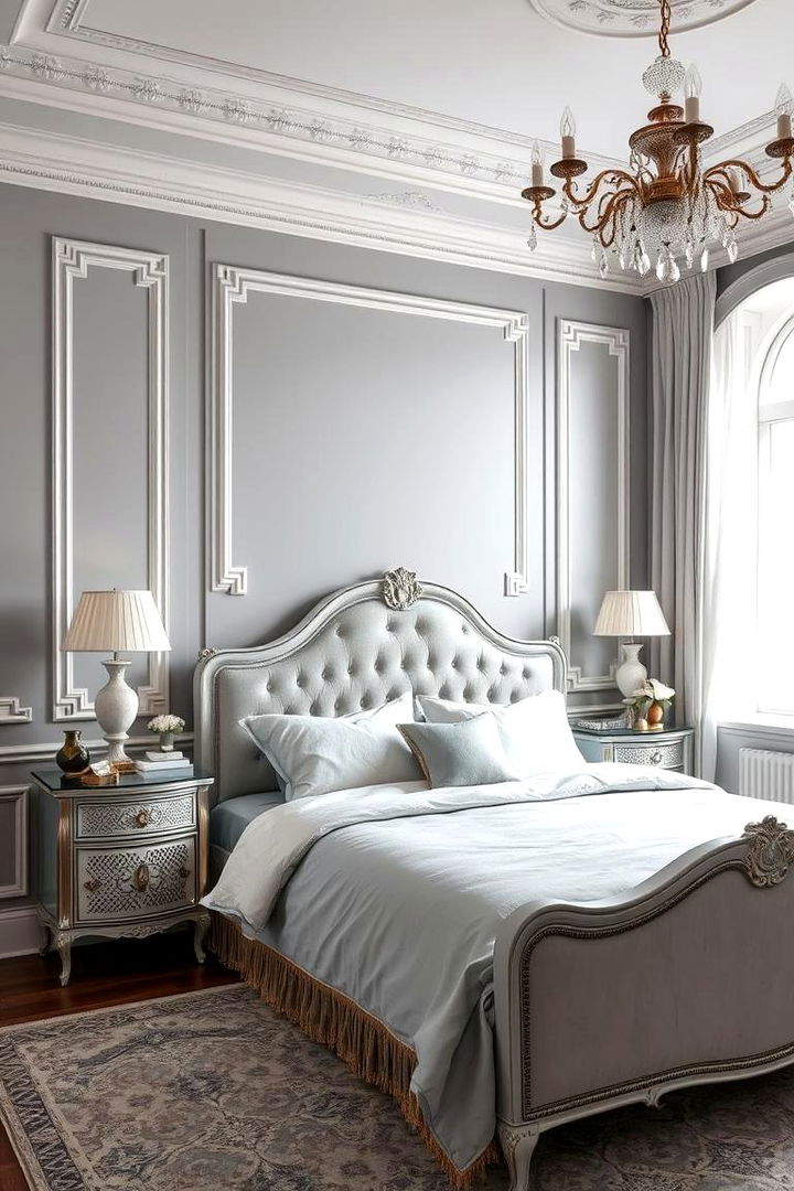Vintage Glamour Update - 22 Grey and White Bedroom Ideas