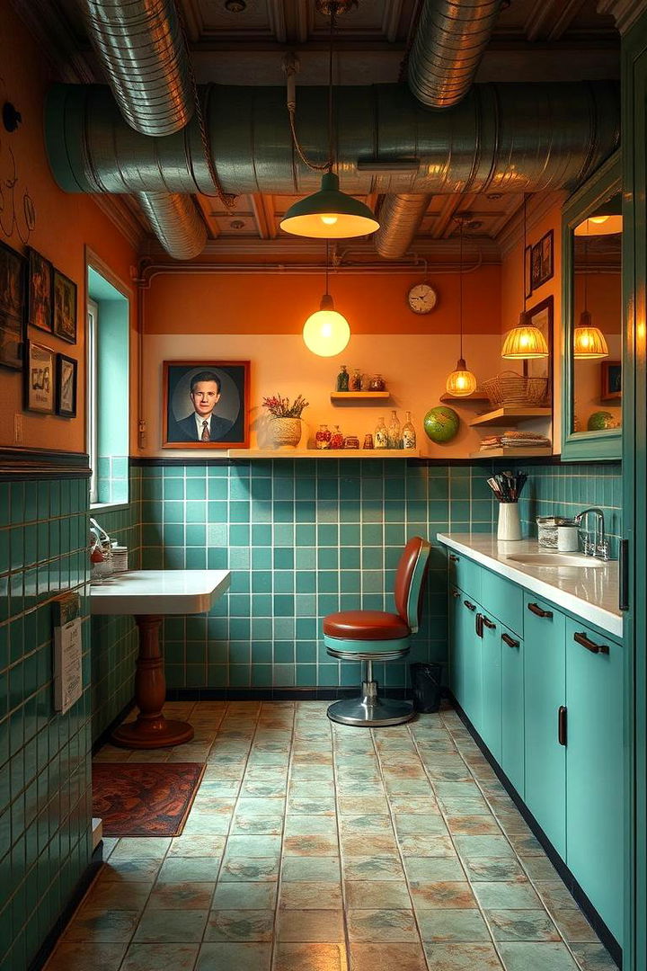 Vintage Green Appeal - 22 Green Bathroom Tile Ideas