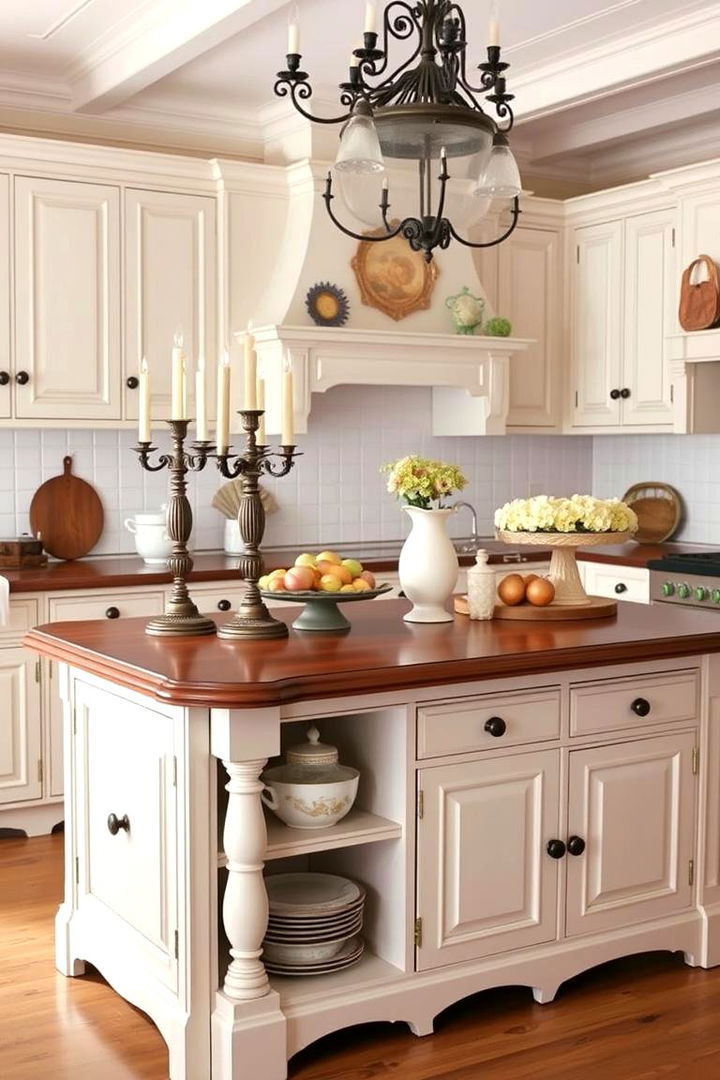 Vintage Heritage Centerpiece - 22 Kitchen Island Centerpiece Ideas