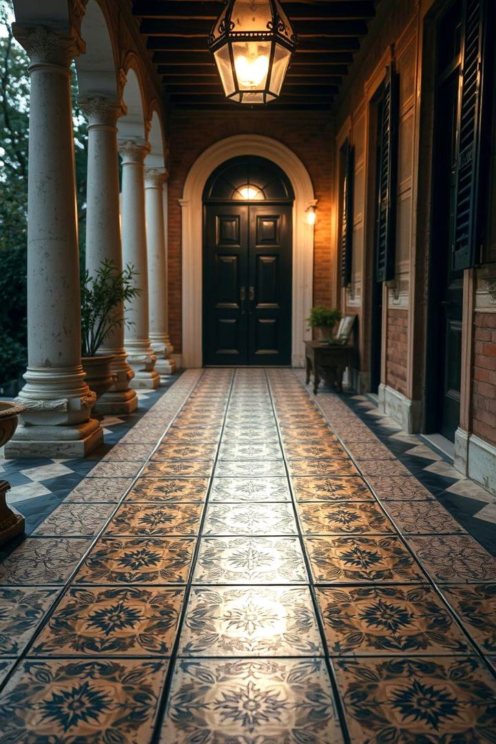 Vintage Imported Styles - 22 Front Porch Tile Ideas