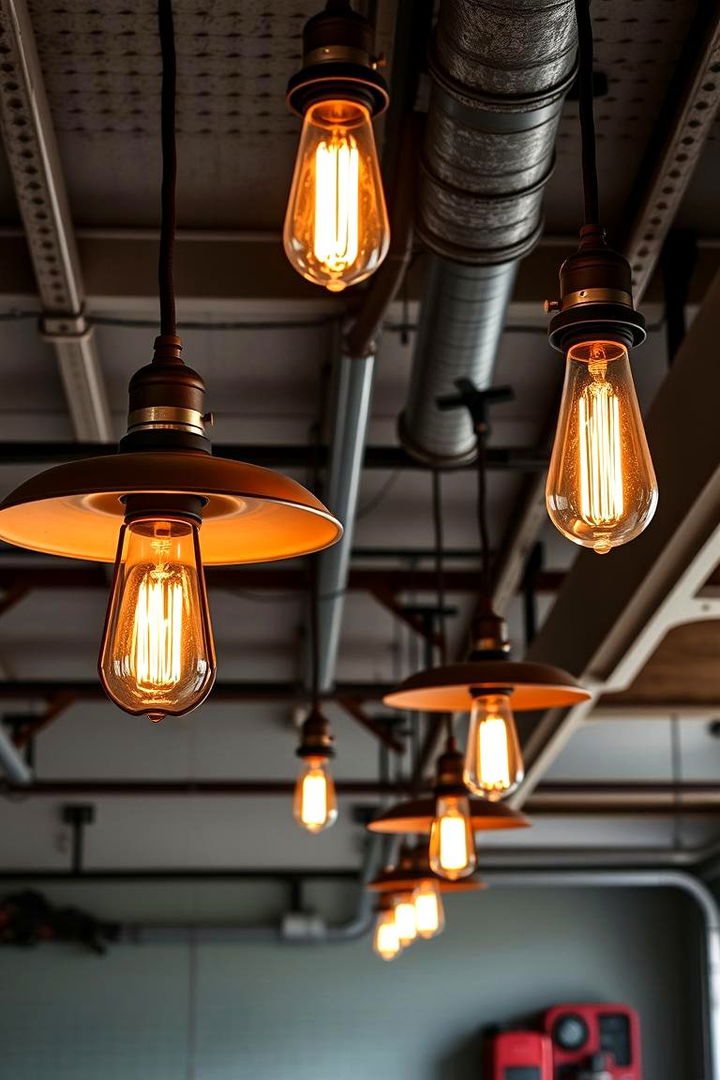 Vintage Industrial Lighting - 22 Garage Lighting Ideas