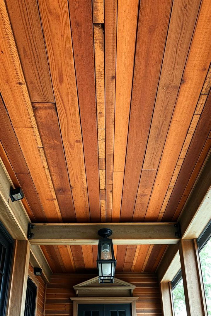 Vintage Industrial Look - 22 Porch Ceiling Ideas