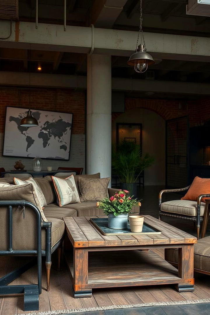Vintage Industrial Pieces - 22 Living Room Furniture Ideas