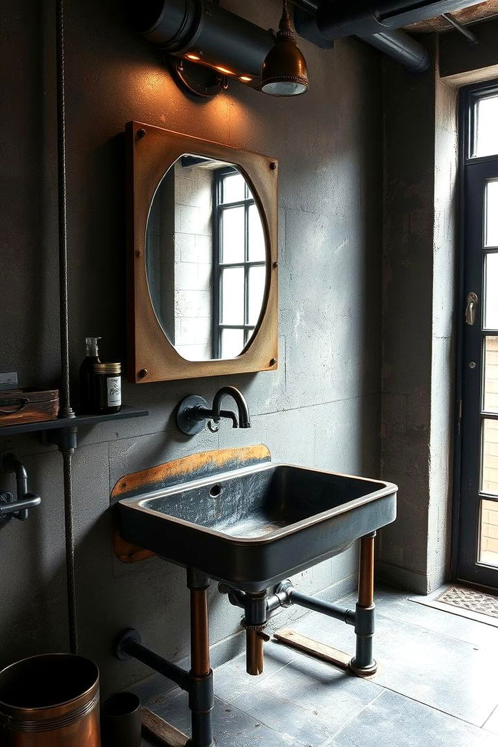 Vintage Industrial Sink Designs - 22 Bathroom Sink Ideas