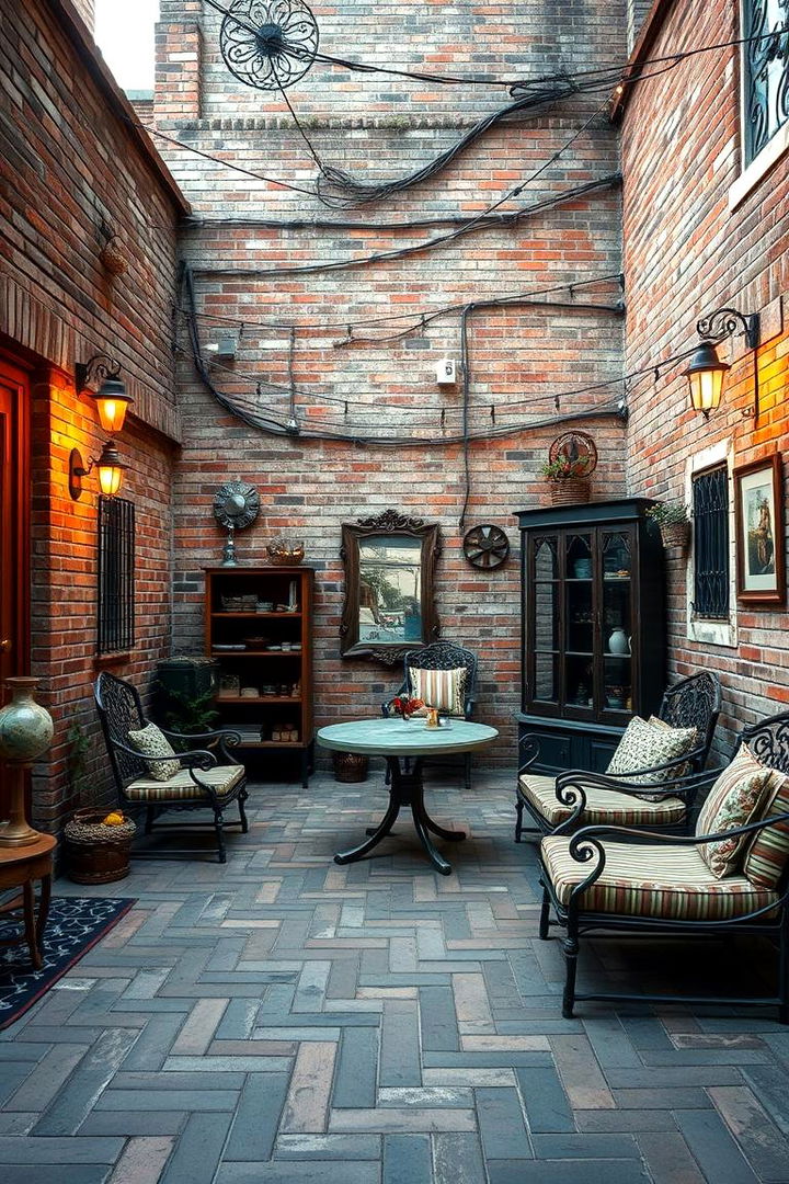 Vintage Inspired Brick Allure - 22 Brick Patio Ideas