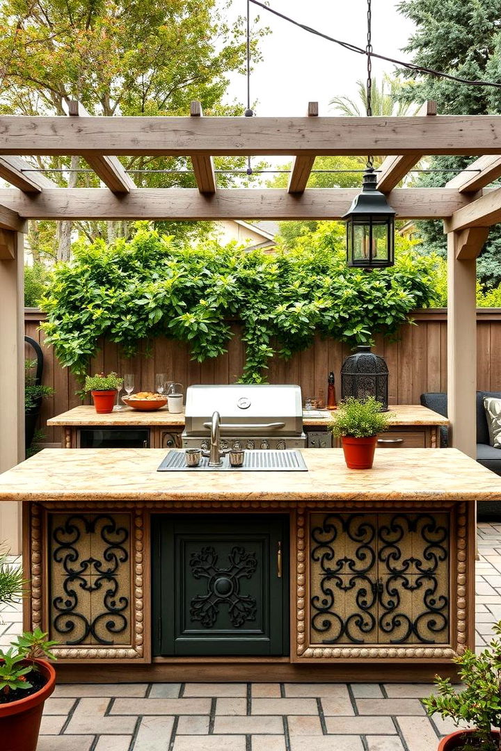Vintage Inspired Charm - 22 Outdoor Kitchen Island Ideas