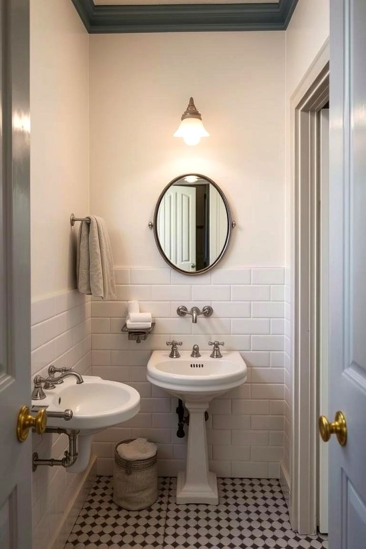 Vintage Inspired Details - 22 Hall Bathroom Ideas