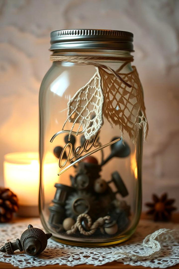 Vintage Inspired Elegance - 22 Mason Jar Centerpiece Ideas