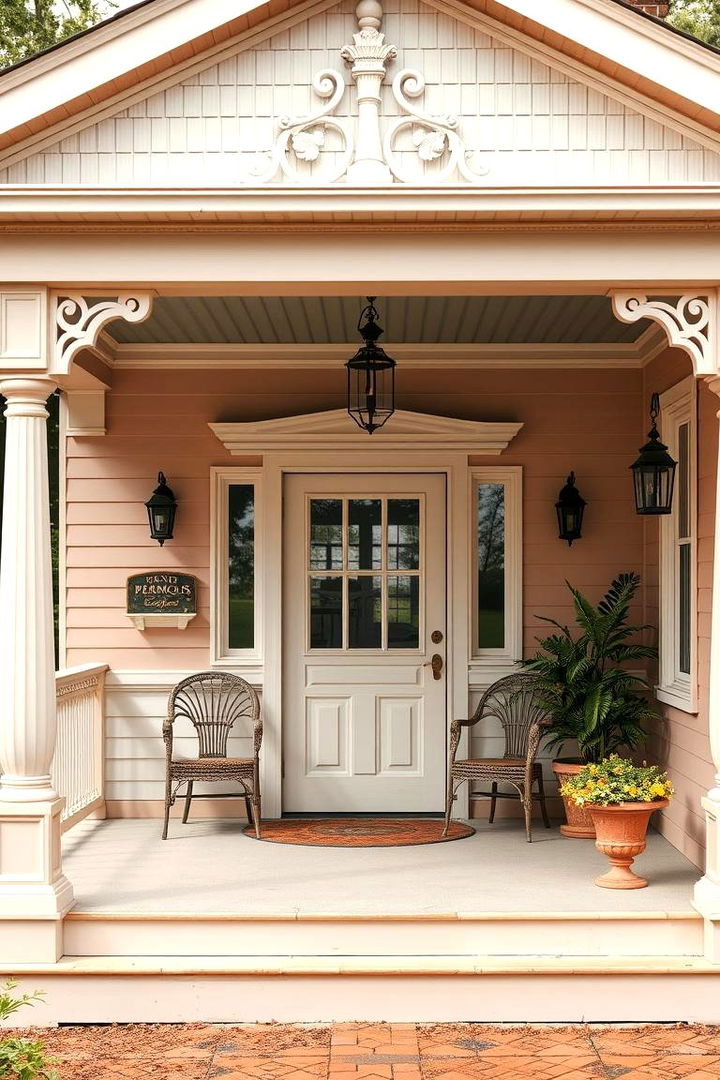 Vintage Inspired Elegance - 22 Shed Roof Porch Design Ideas