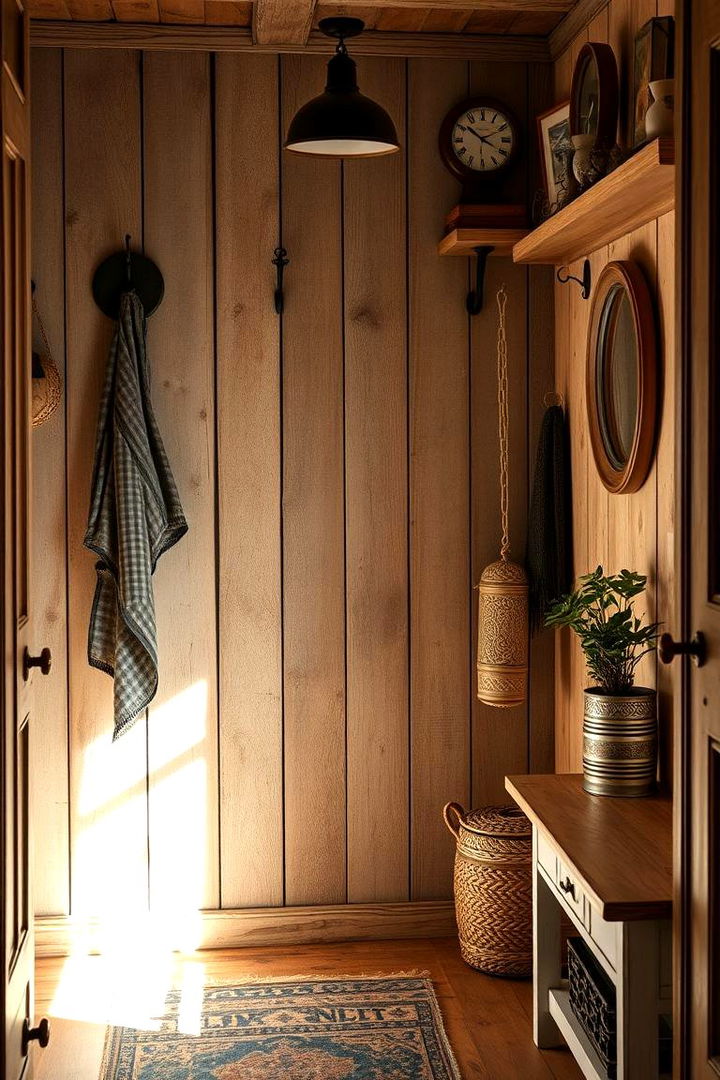 Vintage Inspired Entryway - 22 Small Mudroom Ideas