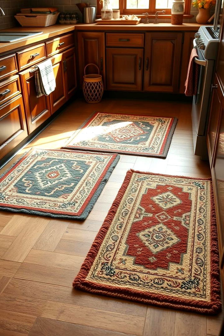 Vintage Inspired Floor Mats - 22 1950s Kitchen Ideas