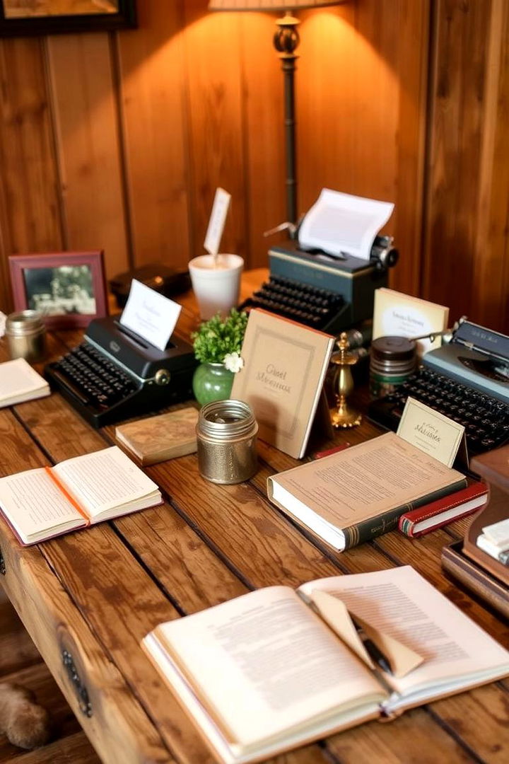 Vintage Inspired Guest Books - 22 boho wedding ideas