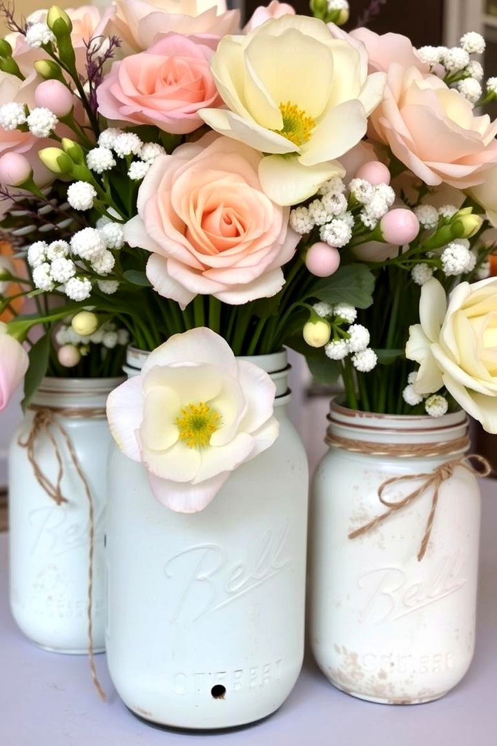 Vintage Inspired Illumination - 22 Mason Jar Wedding Centerpieces