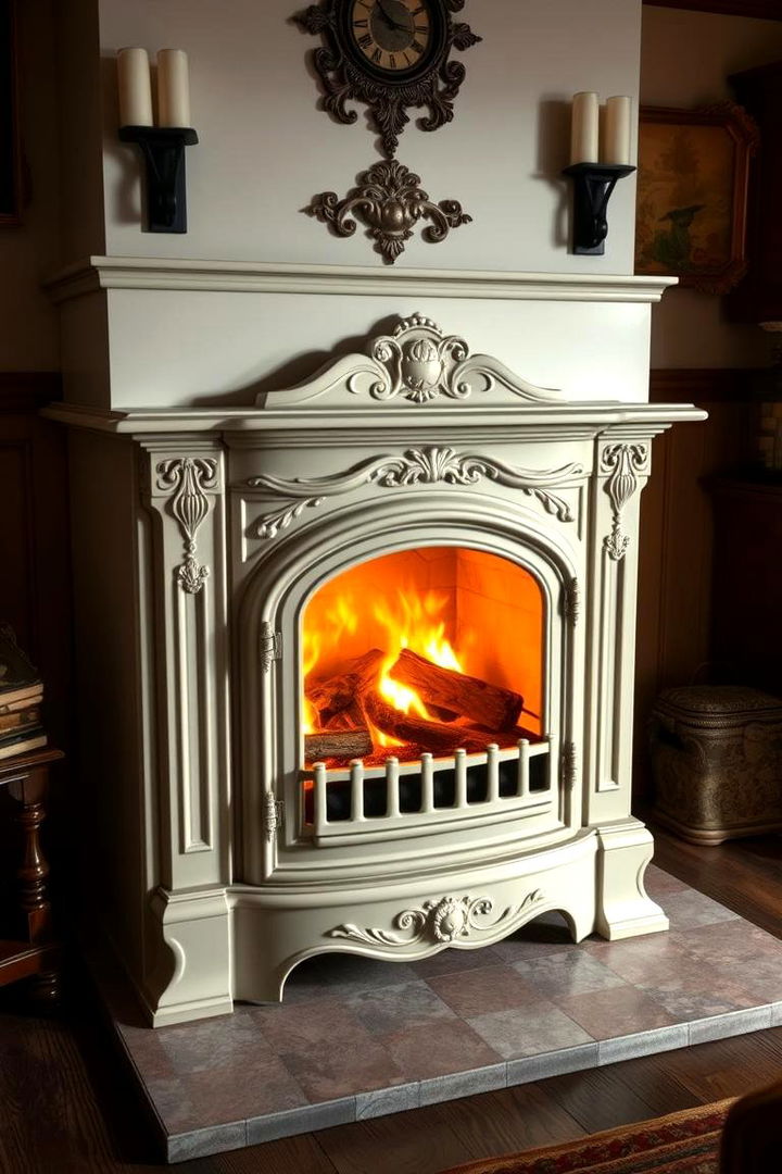 Vintage Inspired Log Burner - 22 Log Burner Ideas