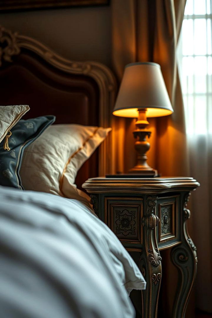 Vintage Inspired Nightstand - 22 Nightstand Ideas