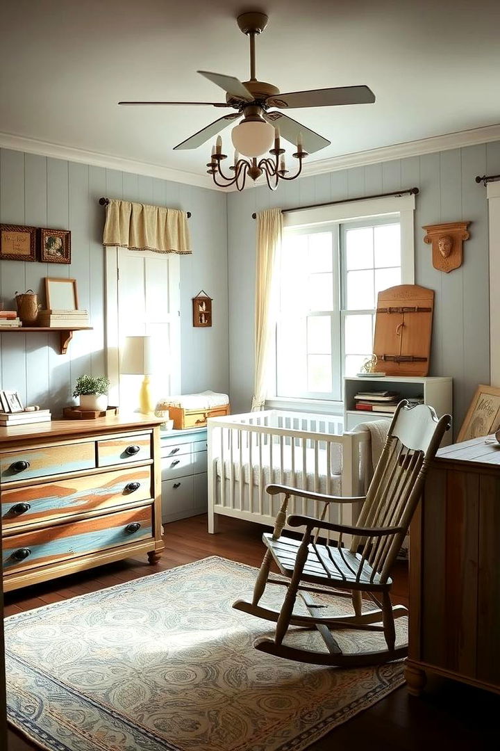 Vintage Inspired Nursery Furniture - 22 Farmhouse Nursery Ideas