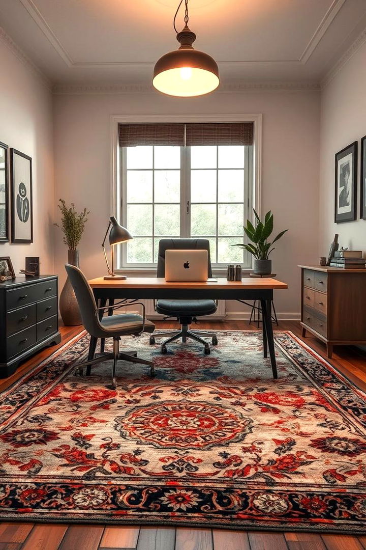 Vintage Inspired Office Rugs - 22 Office Rug Ideas