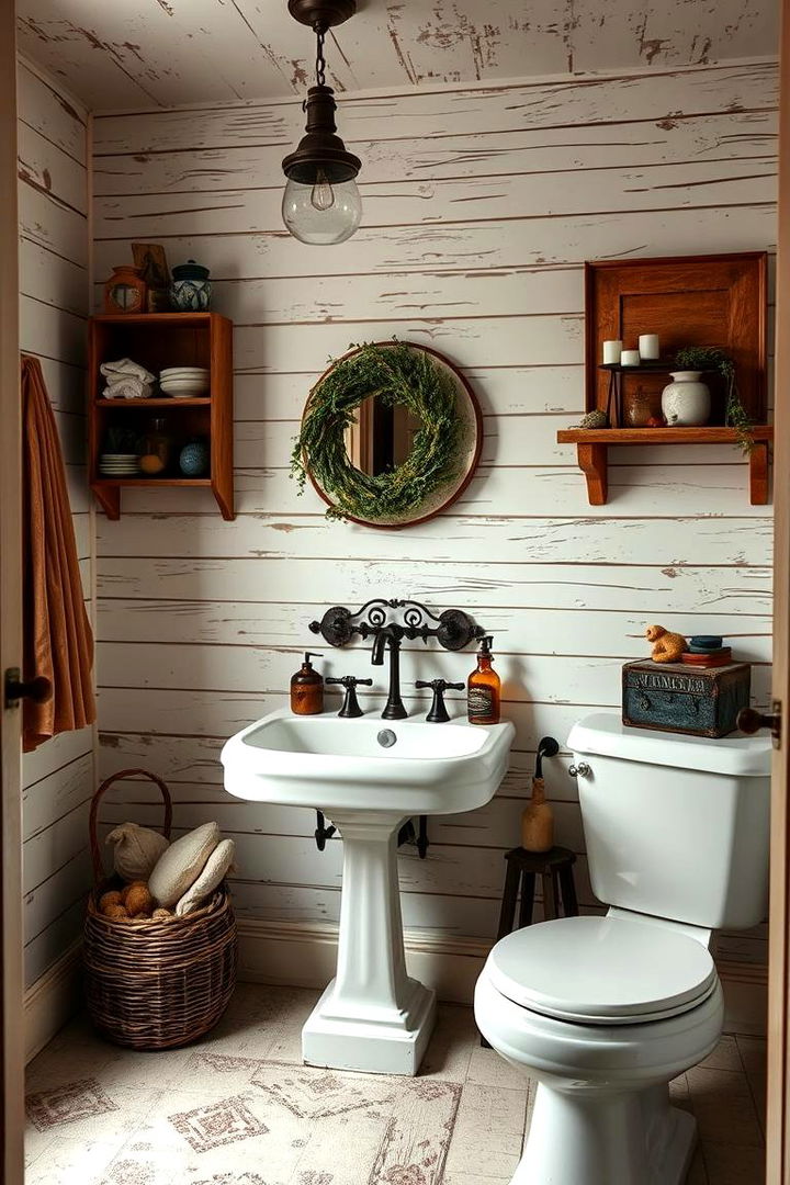 Vintage Inspired Shiplap Bathroom Charm - 22 shiplap bathroom ideas