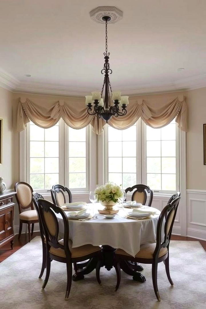 Vintage Inspired Window Treatments - 22 Dining Room Window Treatments
