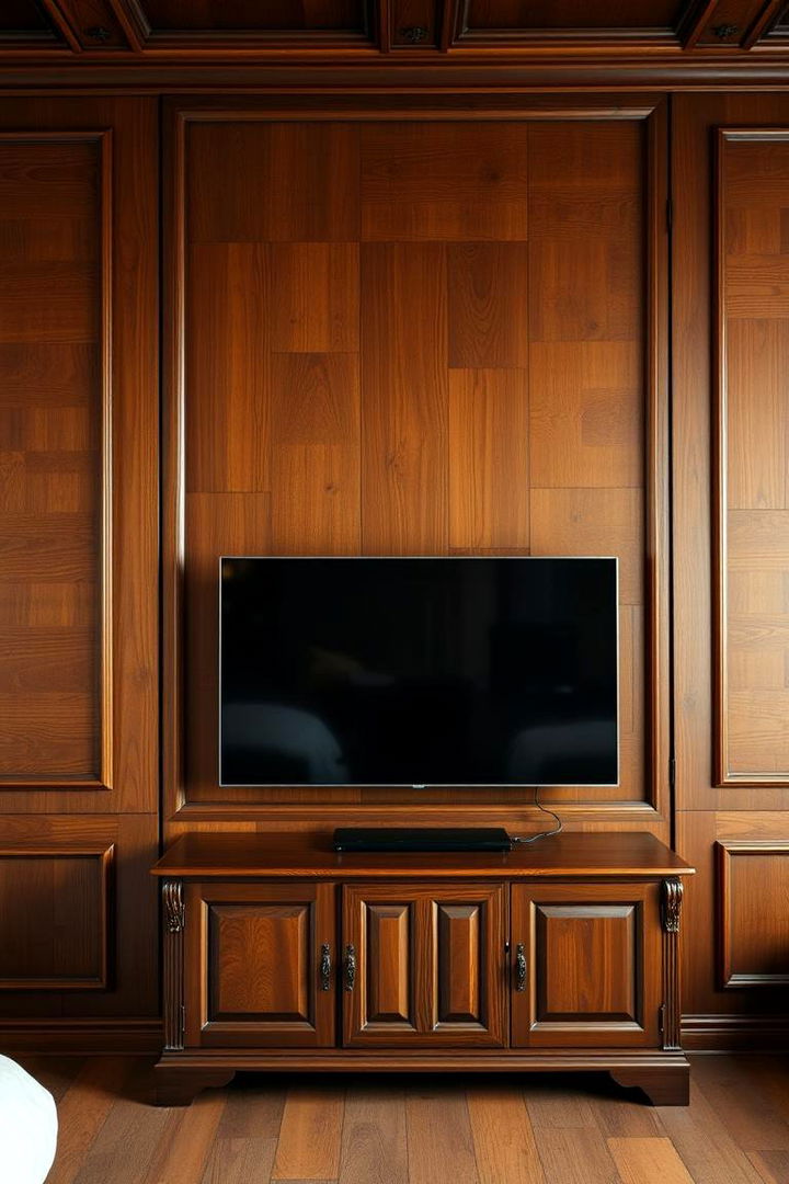 Vintage Inspired Wood Paneling - 22 Tv Wall Ideas
