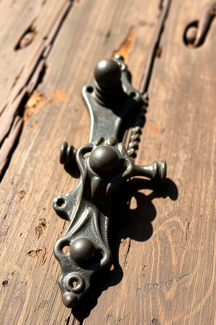 Vintage Iron Hardware - 22 Rustic Closet Ideas