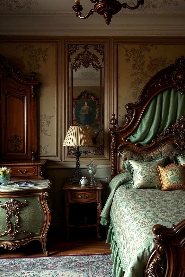 Vintage Jade Glamour - 22 Jade Green Bedroom Ideas