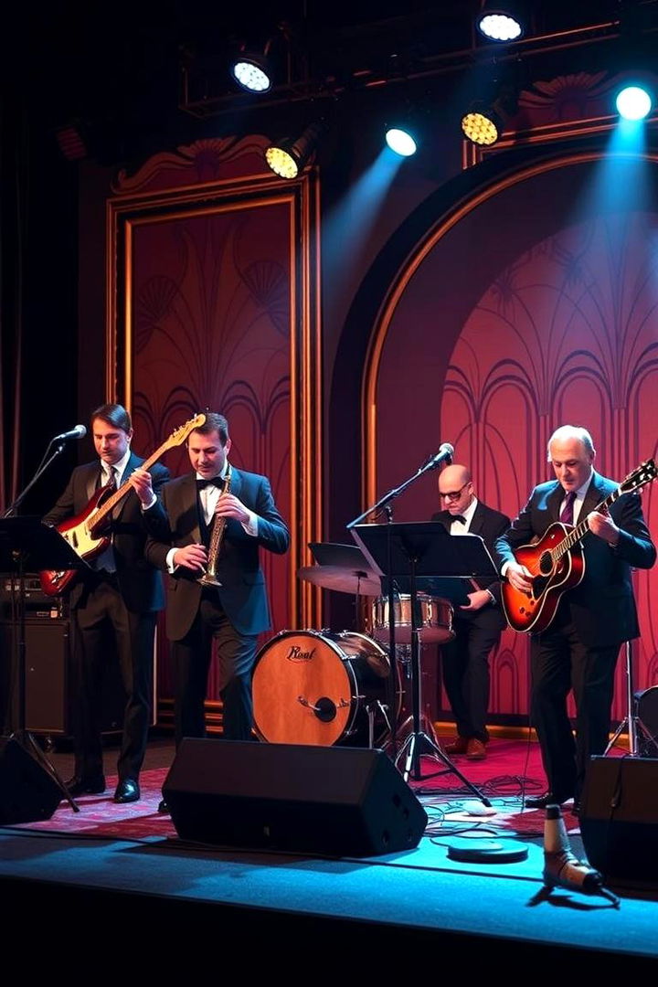 Vintage Jazz Music and Entertainment - 22 Art Deco Wedding Ideas