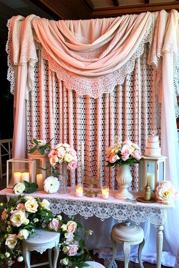 Vintage Lace Sophistication - 22 Rehearsal Dinner Centerpiece Ideas