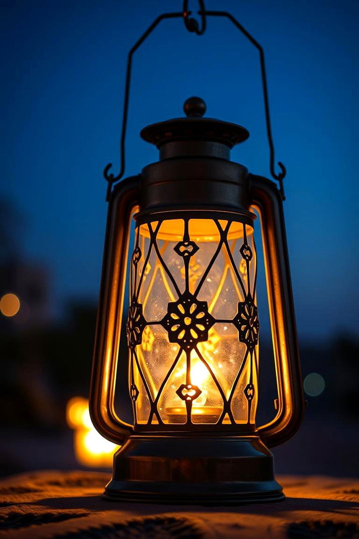 Vintage Lantern Lighting - 22 Bohemian Desert Decor Ideas