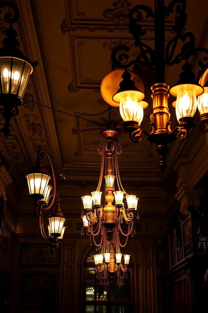 Vintage Lighting Fixtures - 22 Victorian Living Room Ideas