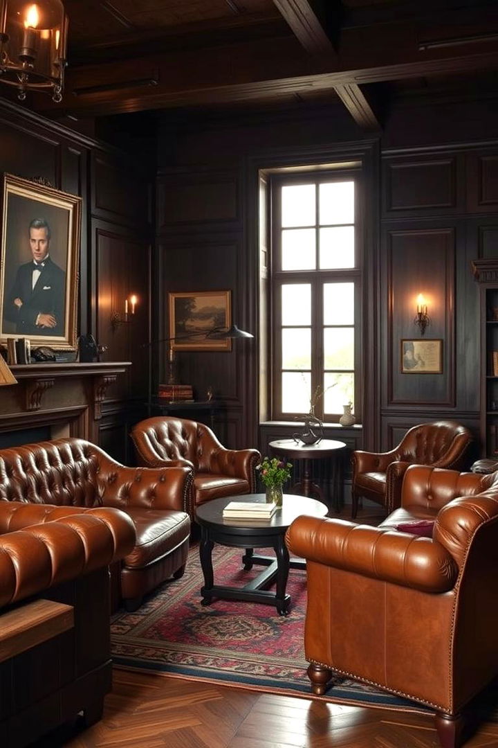 Vintage Masculine Decor - 22 Bachelor Room Ideas