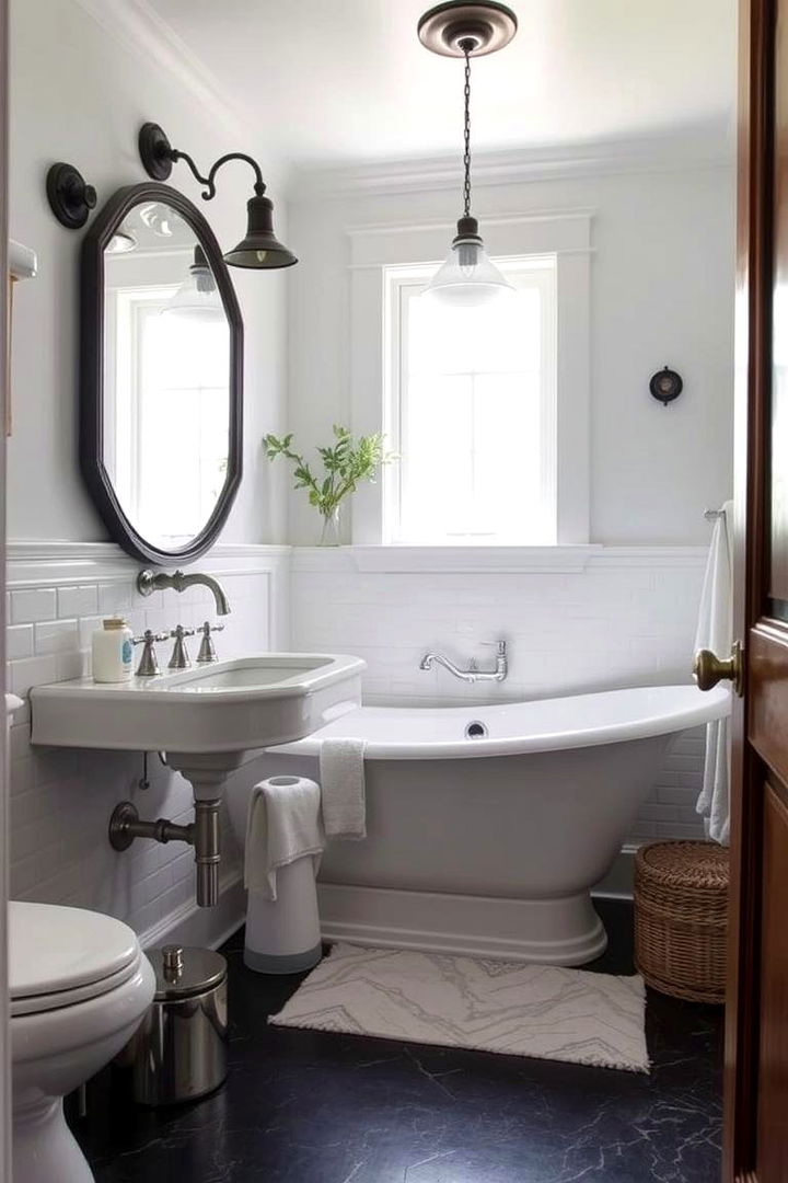 Vintage Meets Modern - 22 Modern Bathroom Decor Ideas