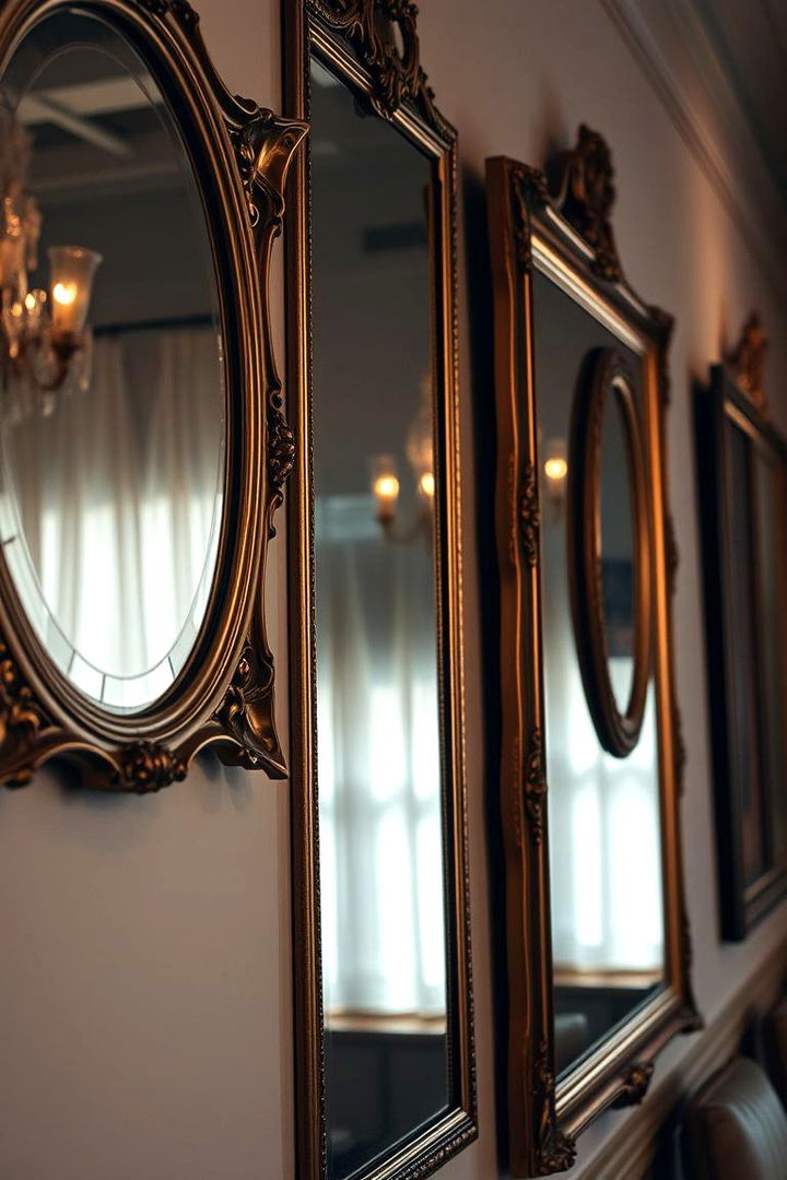 Vintage Mirror Accents - 22 Wall Decor Ideas
