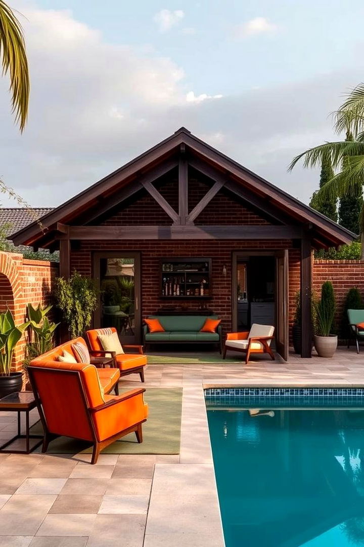 Vintage Modern Blend - 22 Pool House Ideas