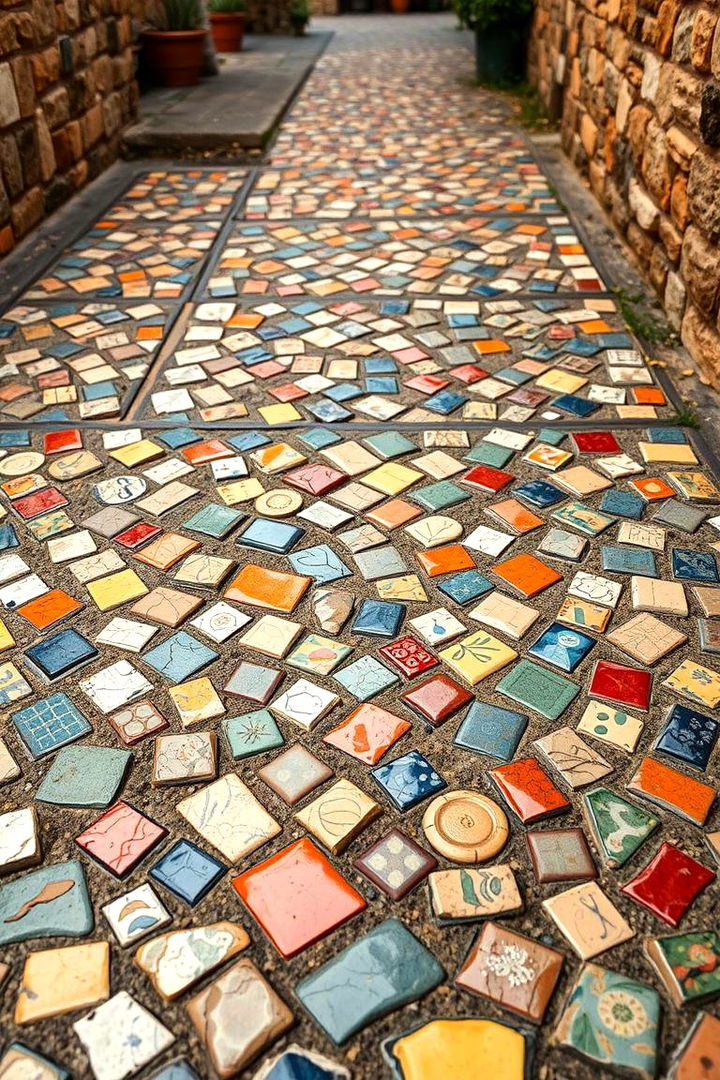 Vintage Mosaic Designs - 22 Front Walkway Ideas