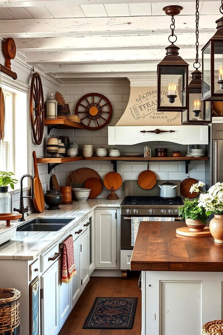 Vintage Nautical Finds - 22 coastal kitchen ideas