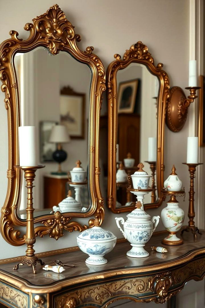 Vintage Nostalgia Entry Decor - 22 Entry Table Decor Ideas