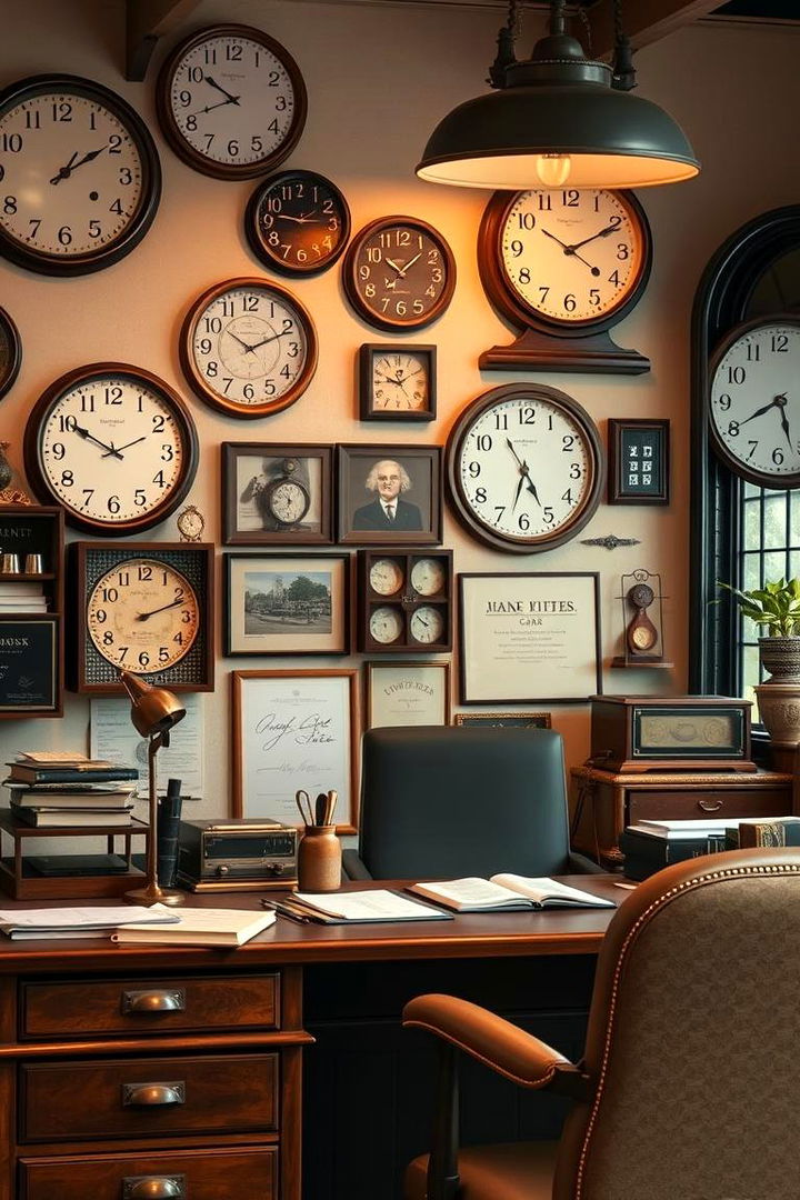 Vintage Office Touches - 22 Home Office Ideas for Him