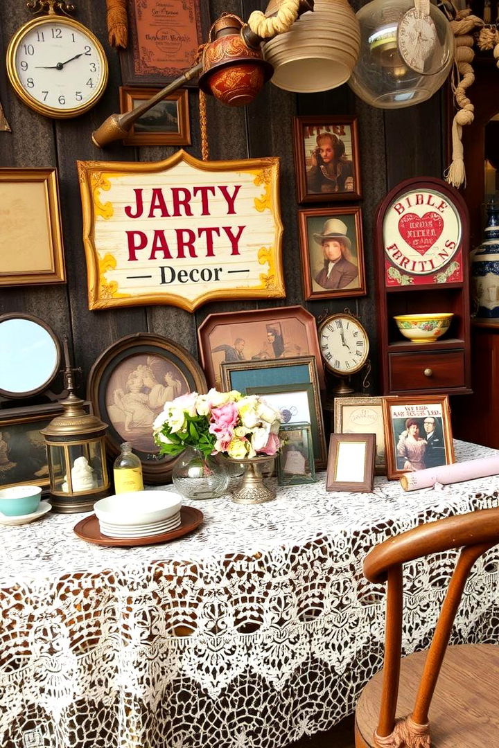 Vintage Party Decor Touches - 22 Party Decoration Ideas