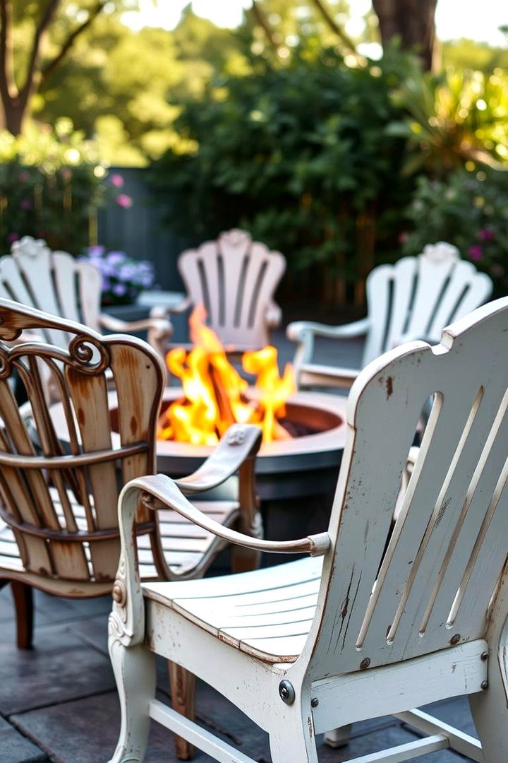 Vintage Patio Chair Collection - 22 Fire Pit Seating Ideas