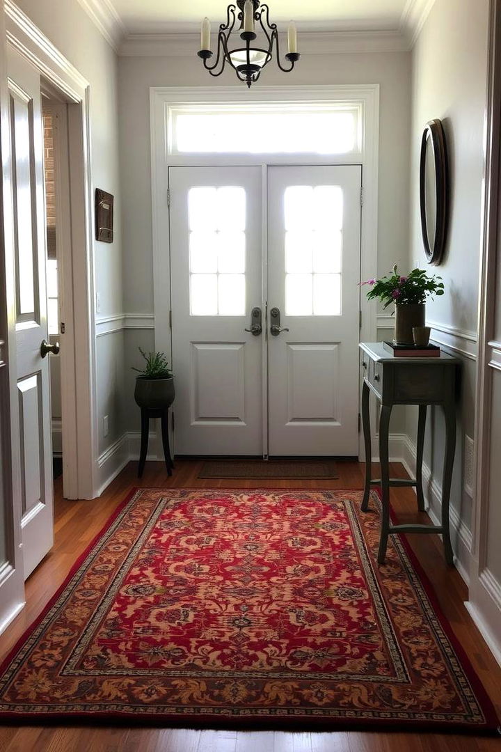 Vintage Patterned Rugs - 22 Entryway Rug Ideas
