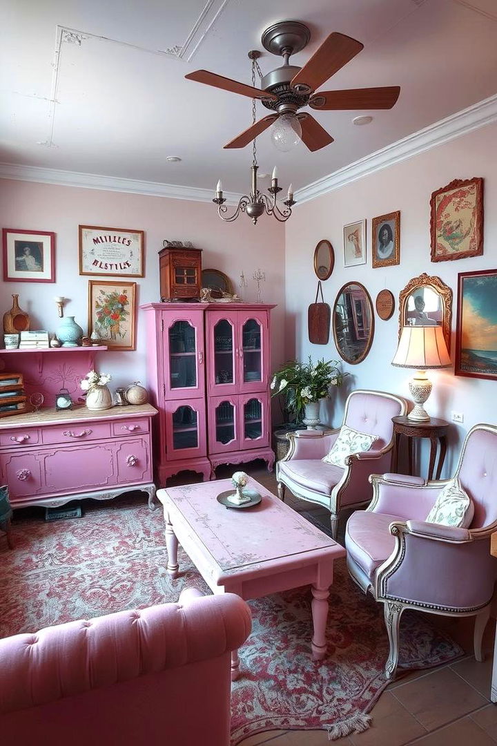 Vintage Pink Allure - 22 Pink Room Ideas