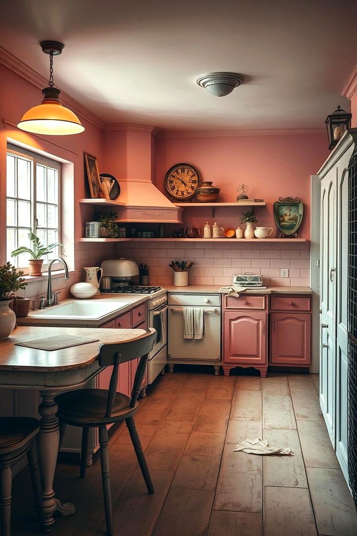 Vintage Pink Charm - 22 Pink Kitchen Ideas
