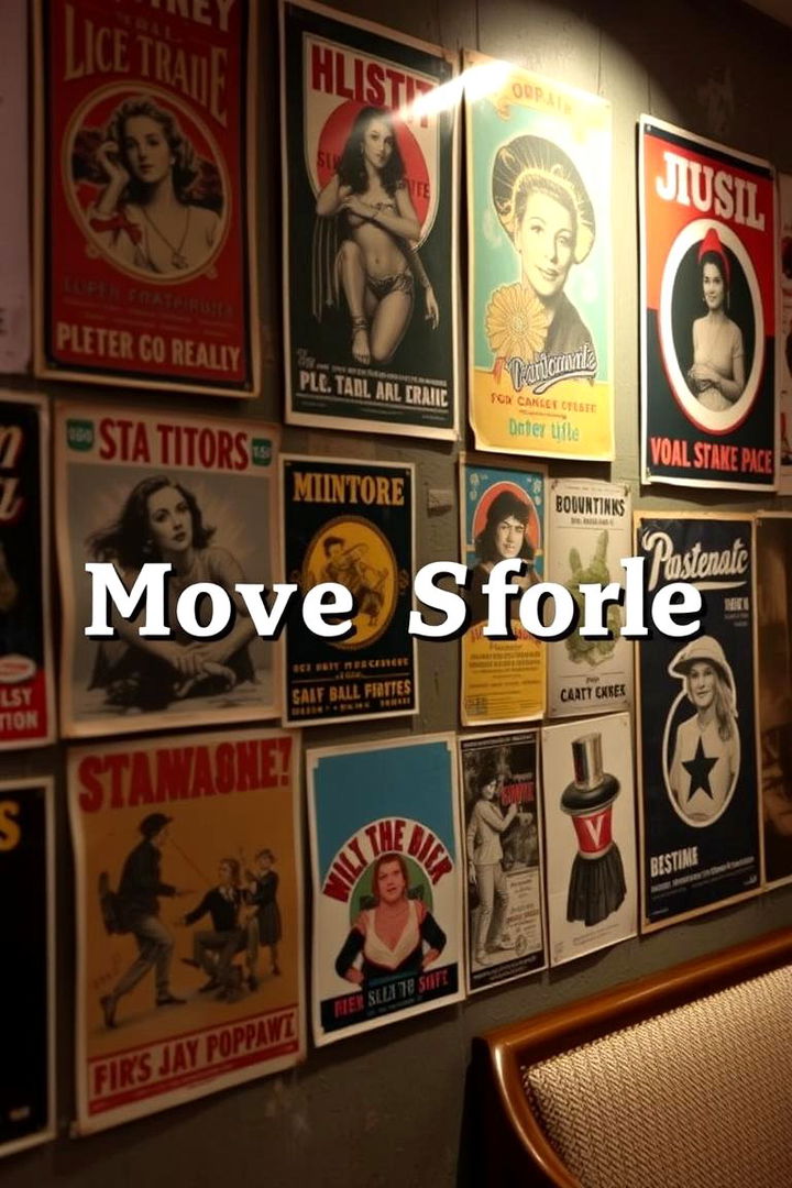 Vintage Posters - 22 Grunge Aesthetic Room Decor Ideas
