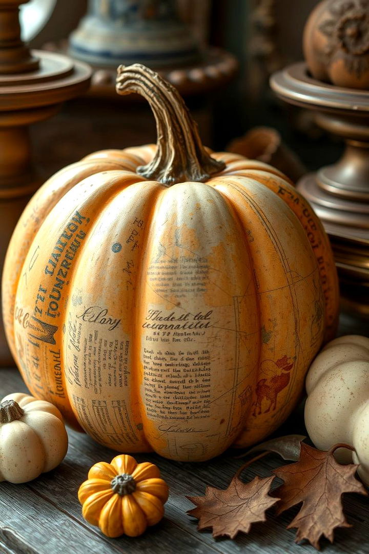 Vintage Pumpkin Themes - 22 Pumpkin Decor Ideas