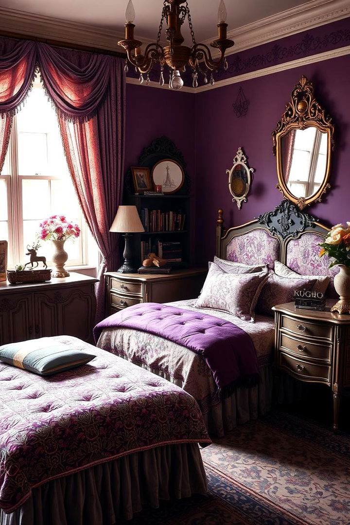 Vintage Purple Revival - 22 Purple Bedroom Ideas