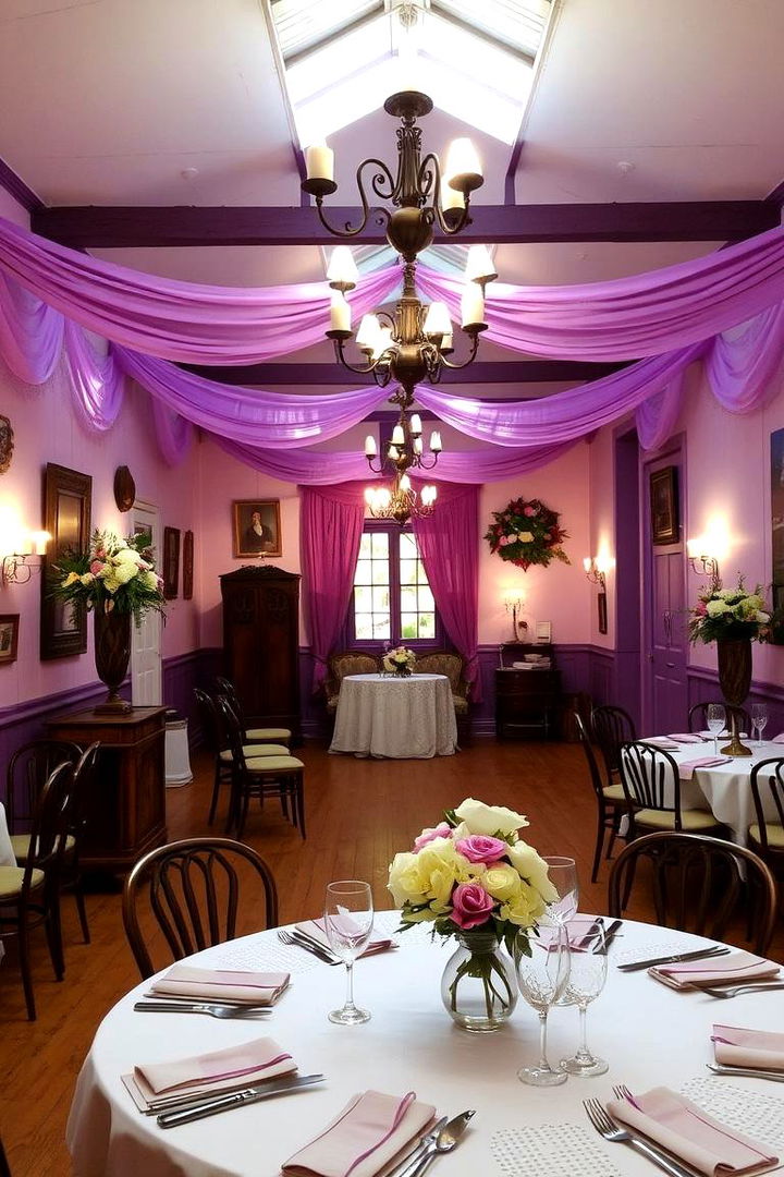 Vintage Purple Romance - 22 Purple Wedding Theme Ideas