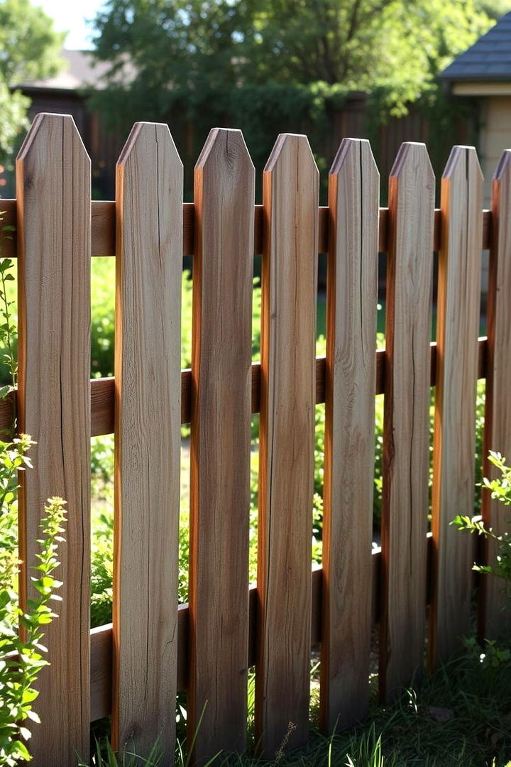 Vintage Reclaimed Wood Pallet Fence - 22 Pallet Fence Ideas