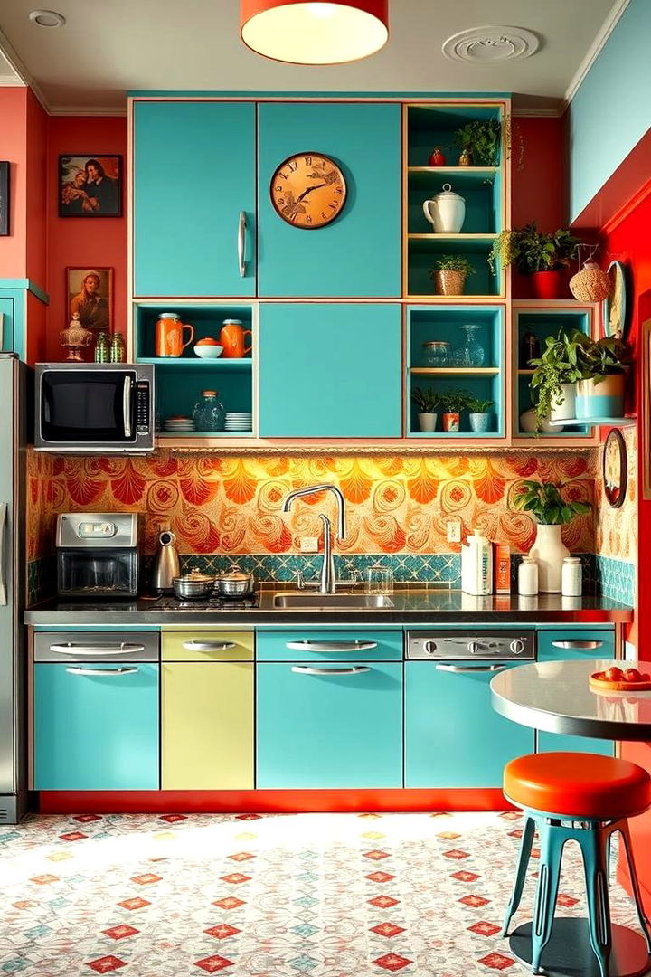 Vintage Retro Breakfast Bar - 22 Breakfast Bar Ideas
