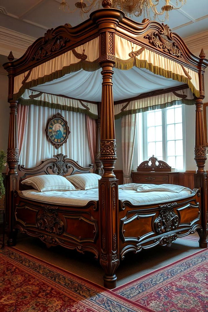Vintage Retro Canopy Bed - 22 Canopy Bed Ideas